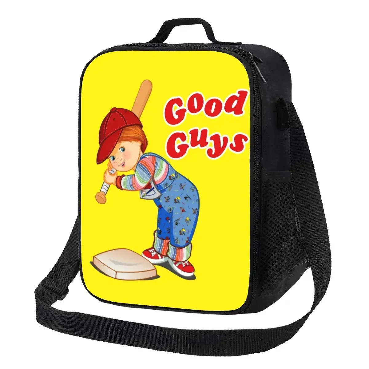 

Custom Good Guys Chucky Resuable Lunch Box Leakproof Child's Play Doll Thermal Cooler Food Insulated Lunch Bag Kids School