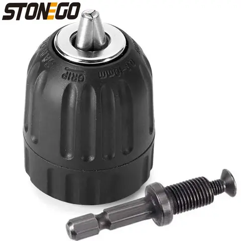 STONEGO-키리스 드릴 척 컨버터, 0.8-10mm 범위, 3/8