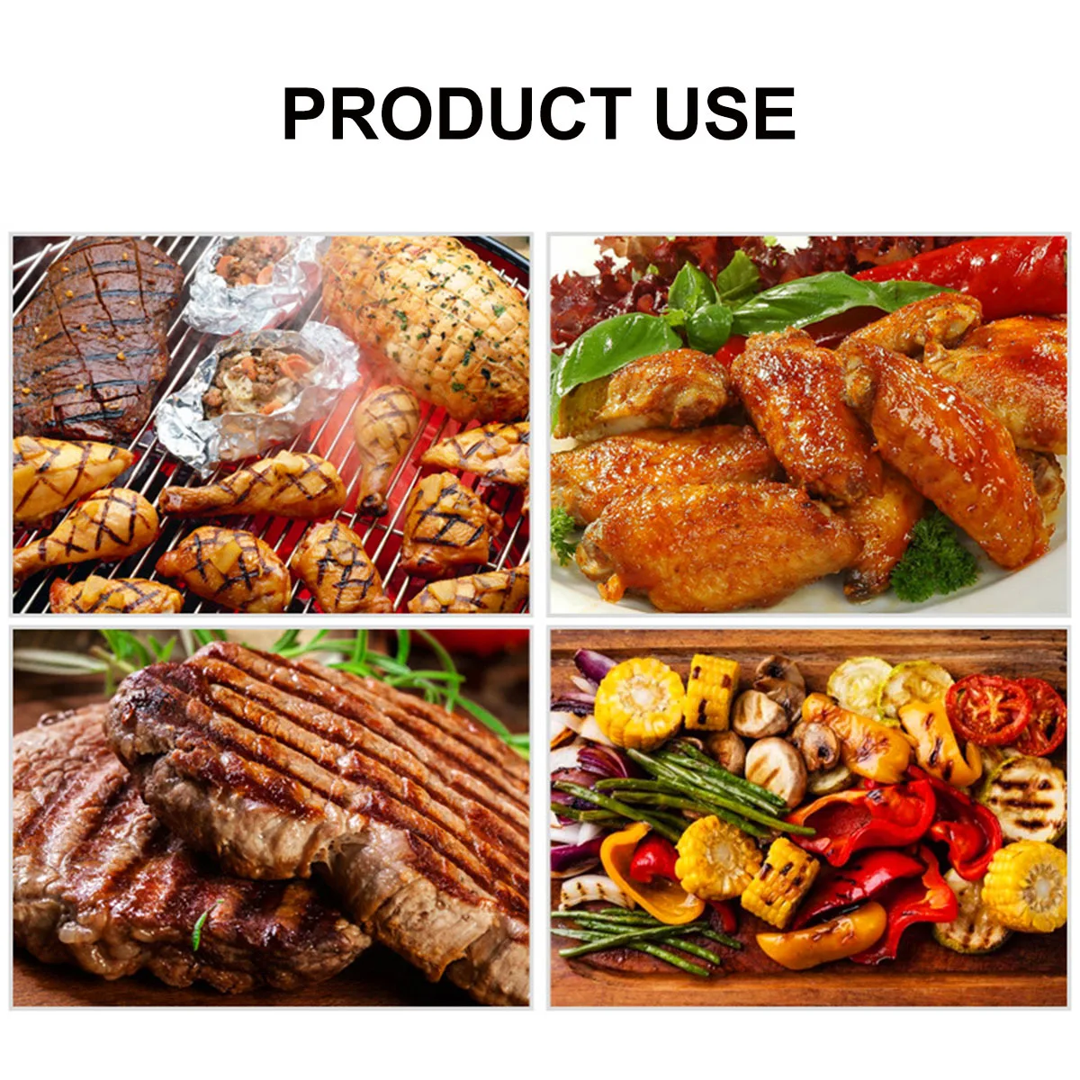 

Bbq Plate Stainless Steel Non-Stick Grilling Pan For Outdoor Camping Cookout Fast Heating Even Heat Distribution Durable