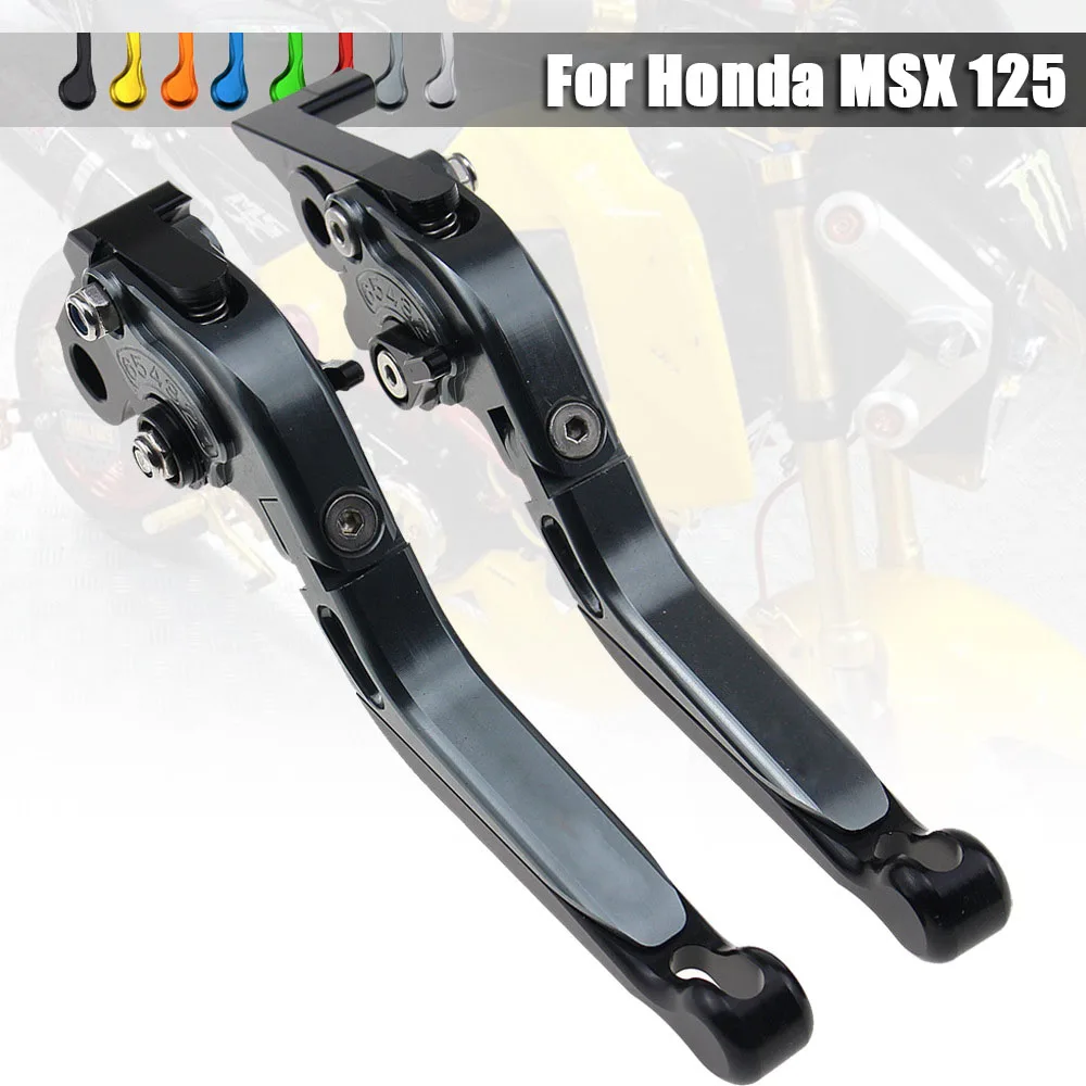

For Honda MSX 125 2013-2018 Motorcycle Brake Clutch Levers CNC Folding Adjustable Retractable Anti-breakage Clutch Brake Levers