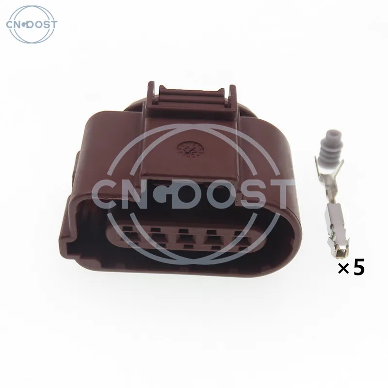 1 Set 5 Pin 8K0973705B 8K0 973 705 B Auto Parts Car Wire Cable Plug AC Assembly Automobile Waterproof Socket For VW