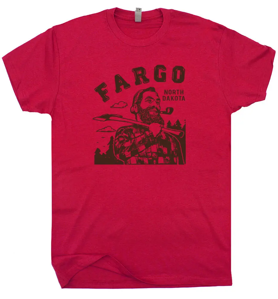 Fargo T Shirt North Dakota Movie Paul Bunyan Lumberjack Carpenter Woodworking T