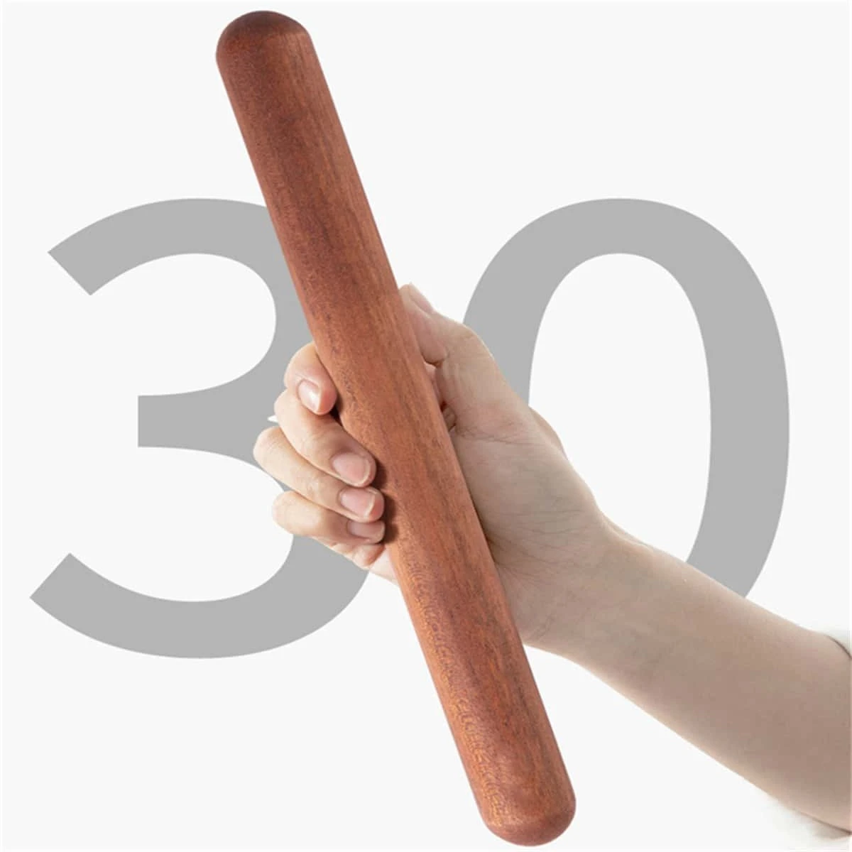 Japan Ebony Wooden Rolling Pin Kitchen Cooking Baking Tools Crafts Baking Fondant Cake Decoration Black Dough Roller