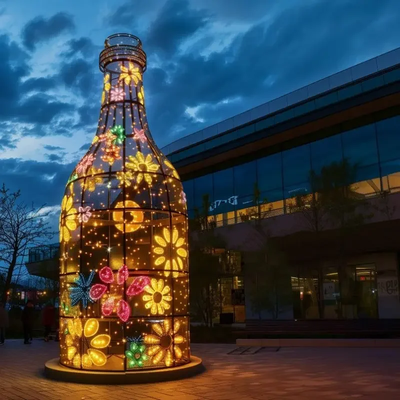 

Star wishing bottle ornament outdoor led large light landscape decorative light