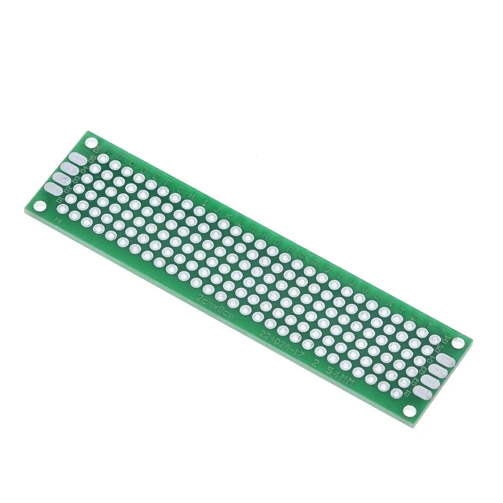 1/5/10pcs 2x8 PCB Double Side Copper Prototype Board Universal Board Experimental Development Plate Green