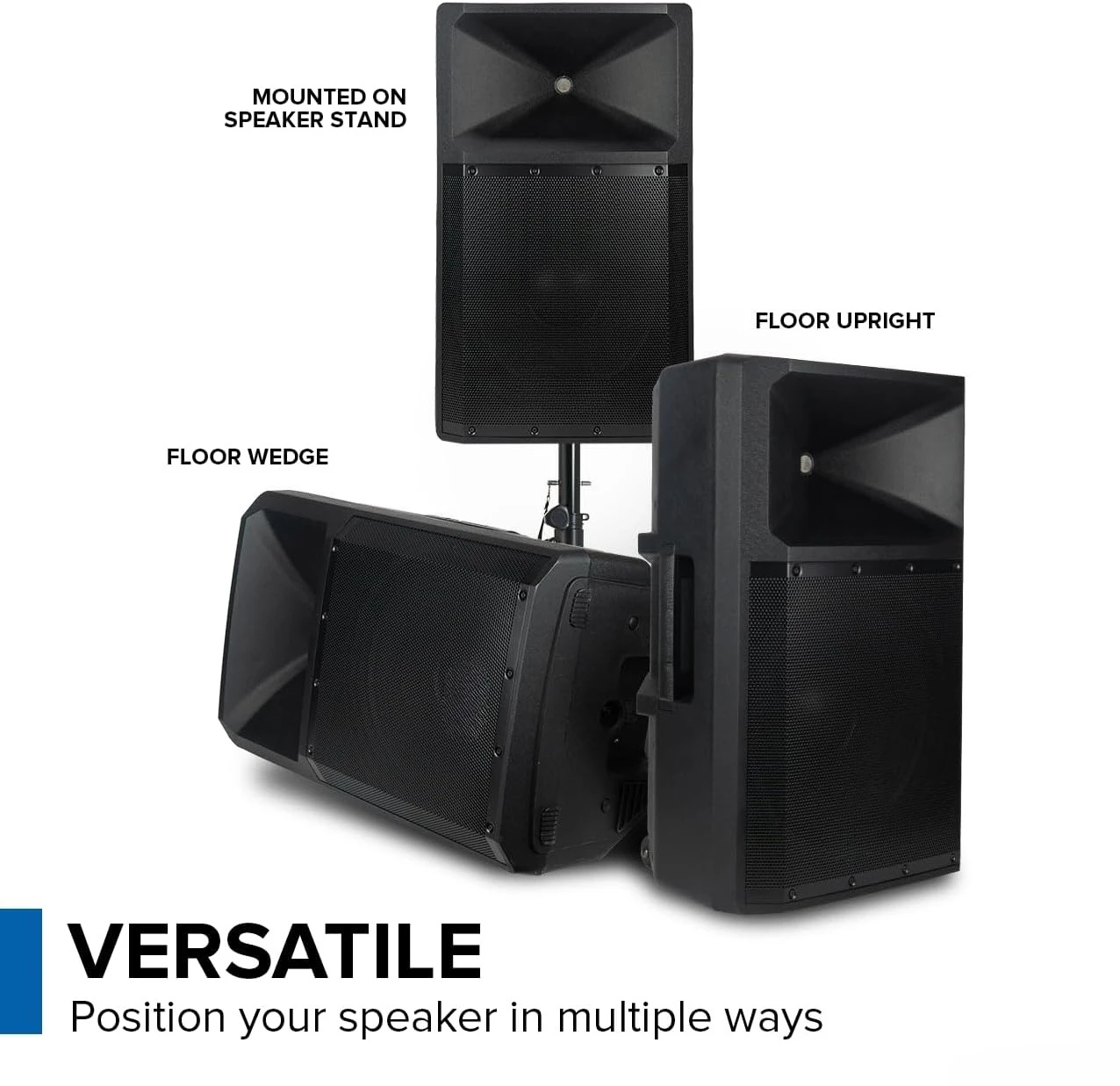 ลำโพงพีเอแบบมีกำลังขับในตัวขนาด 15 นิ้ว - ลำโพงพีเอบลูทูธ 2200 วัตต์ พร้อมมิกเซอร์, ช่องต่อ XLR, ลำโพงดีเจแบบแอคทีฟสำหรับงานปาร์ตี้ · ขายดี