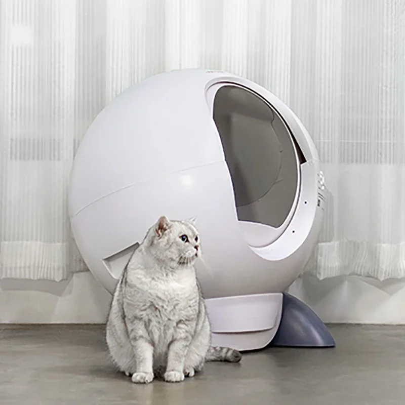 Smart Automatic Cat Toilet Litter House Stuff Large Cat Toilet Hidden Cage Deodorizer Arenero Autolimpiable Gato Pet Toilet