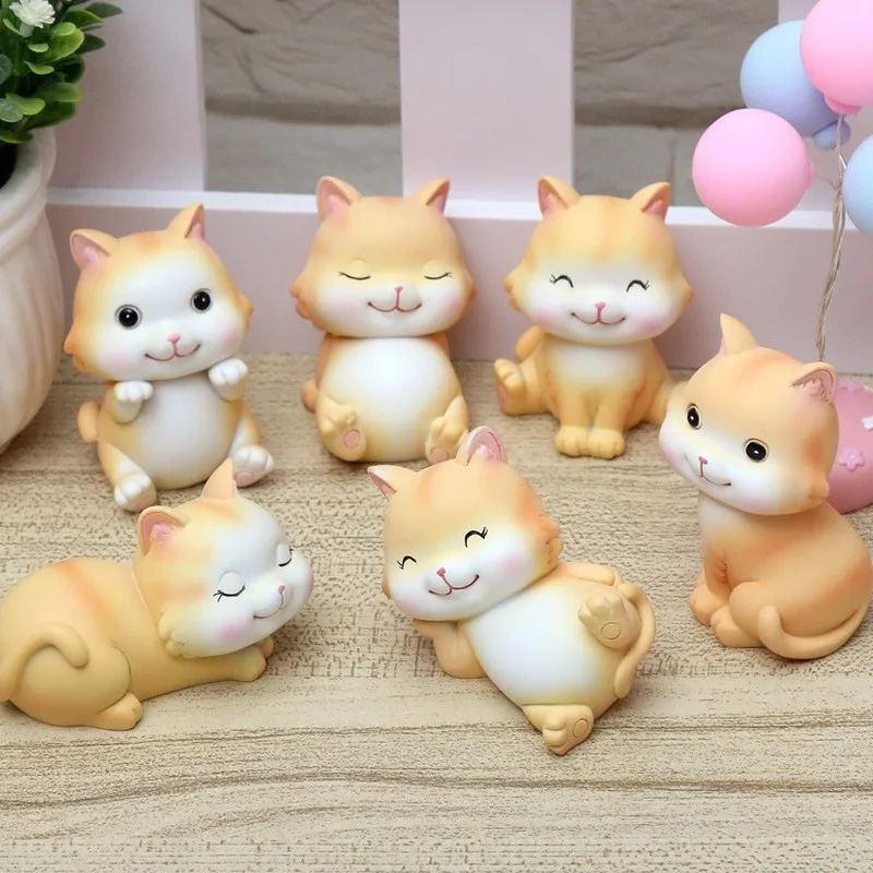 Diy Cute Cat Cake Decoration Candle Aromatherapy Plaster Mold