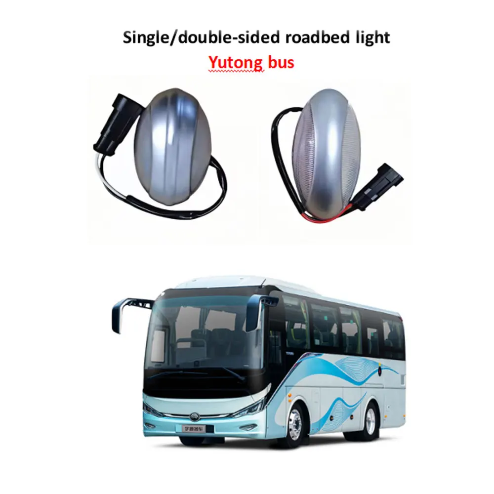 INSB 1 PCS LED Double-Sided Single-Sided Roadbed Light, Tire Light, 24V Side Light for Yutong bus