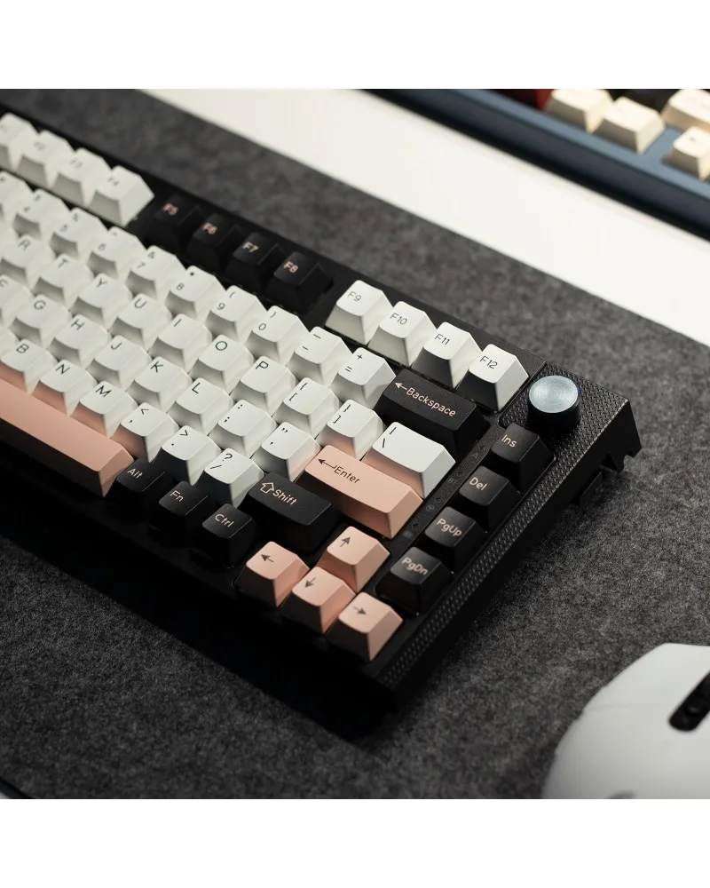 Bicolor craft keycap OEM height pbt material sublimation 108 104 96 87 61 keys