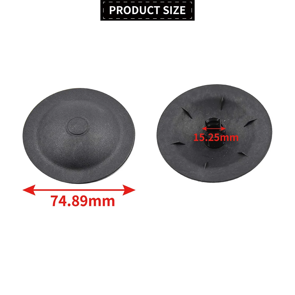 2Pcs Front Shock Absorber Top Mount Nut Cover 51938656 Replacement For Fiat 500 Abarth 2008‑Onwards