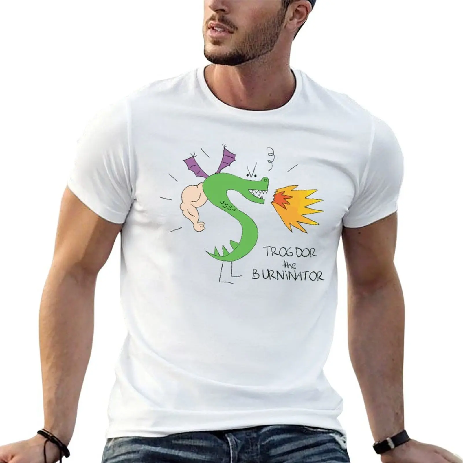 

trogdor T-Shirt t shirt man designer t shirts for man slim fit t shirts for man graphic tees T-Shirt