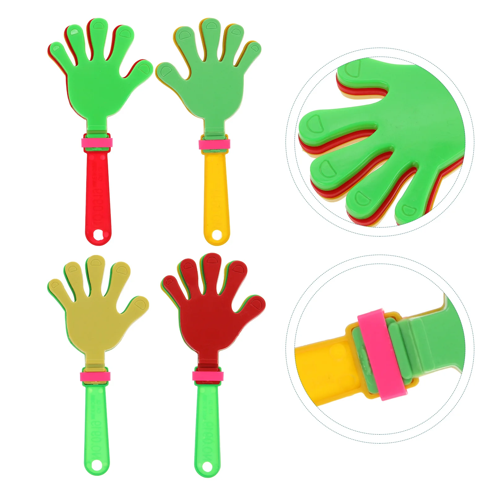 12 Pcs Make Decision Child Party Supplies LED Hands Clap Blowers Palm Clapping Device