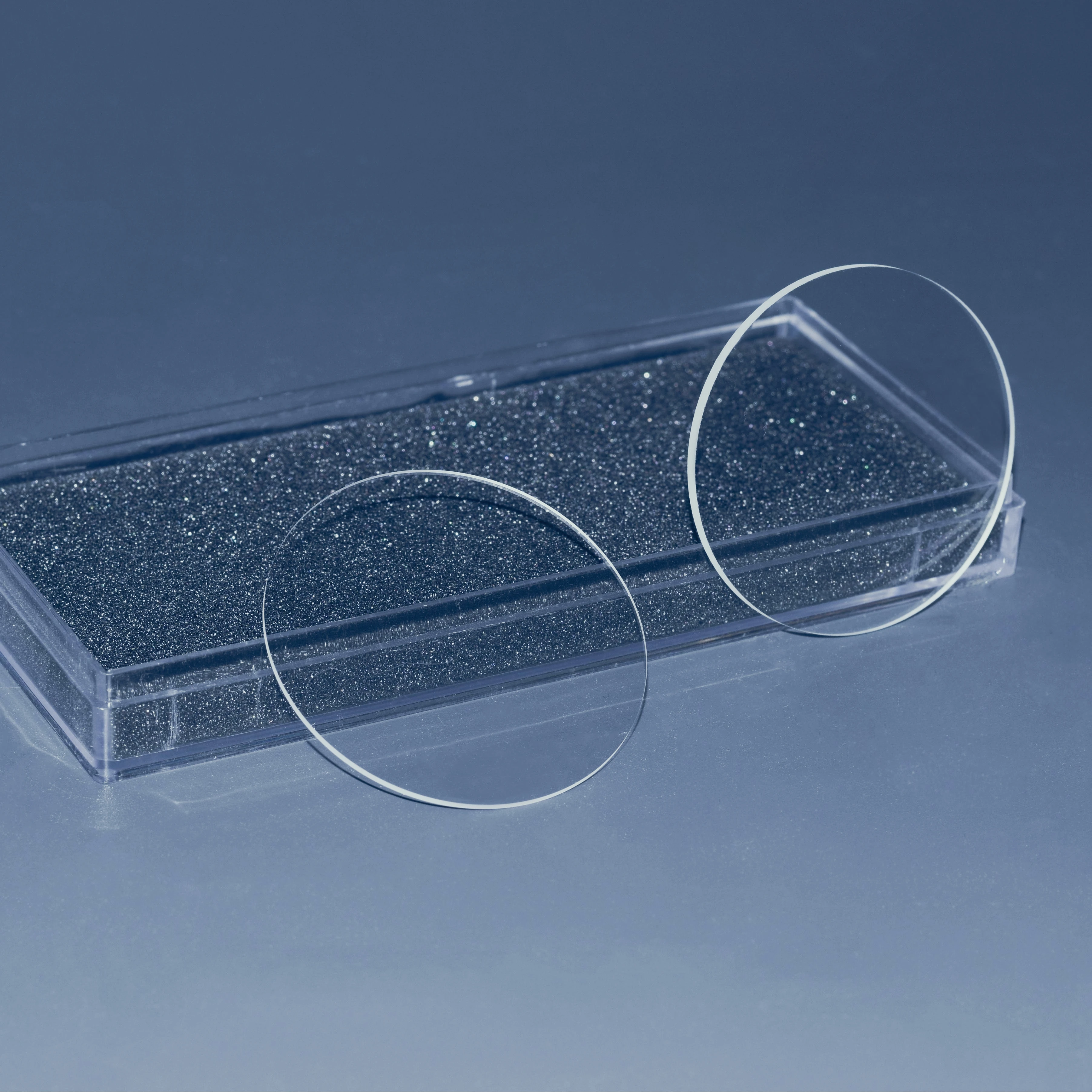 2'' 4'' 6'' 8inch Optical glass wafer substrate for semiconductor D50/100/150/200mm clear low-iron glass plate for laboratory