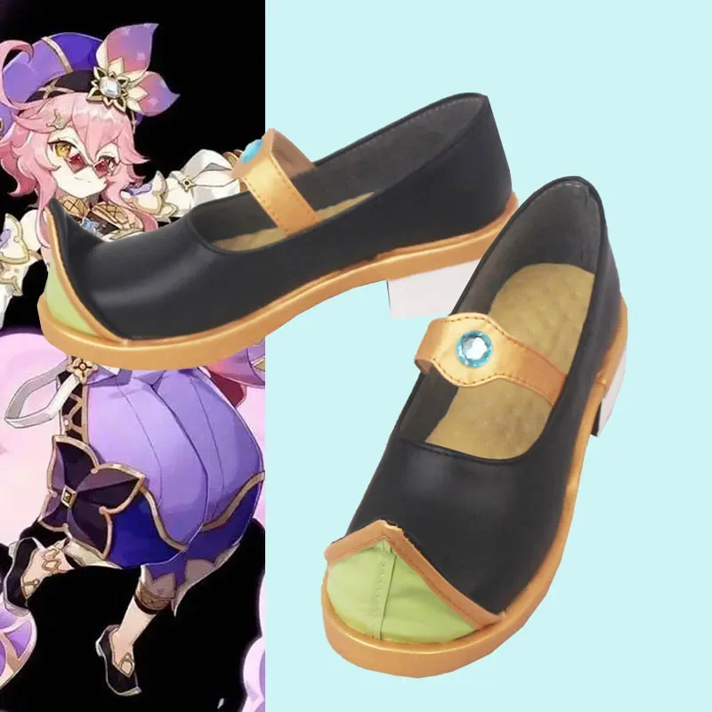 

FC6Genshin Impact Dori Cosplay Shoes Dori Wig Cosplay 50cm Pink Women Cosplay Sumeru Wig Heat Resistant Perucas Synthe@FC8！