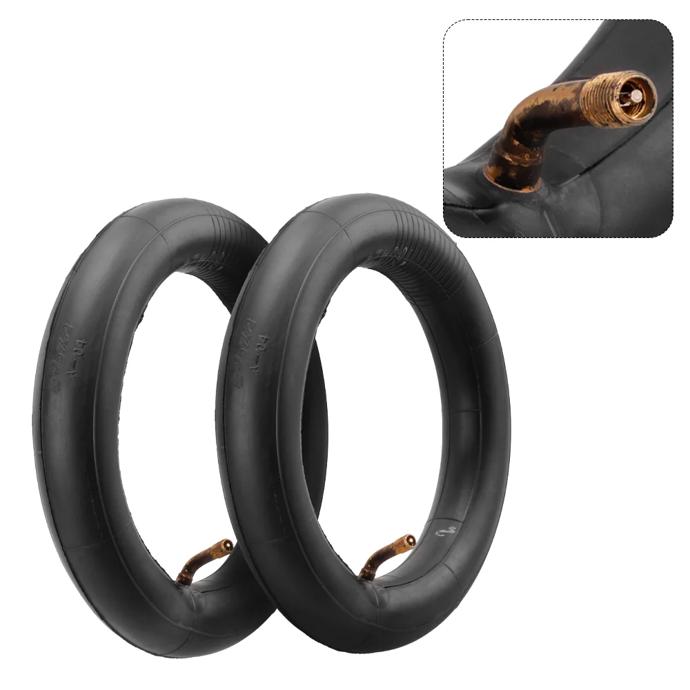 8.5x2 Inner Tube with 90° Valve Stem for Electric Gas Kid Scooters Mini Pocket Bike Inokim Light Macury Zero 8/9 Baby Carriage