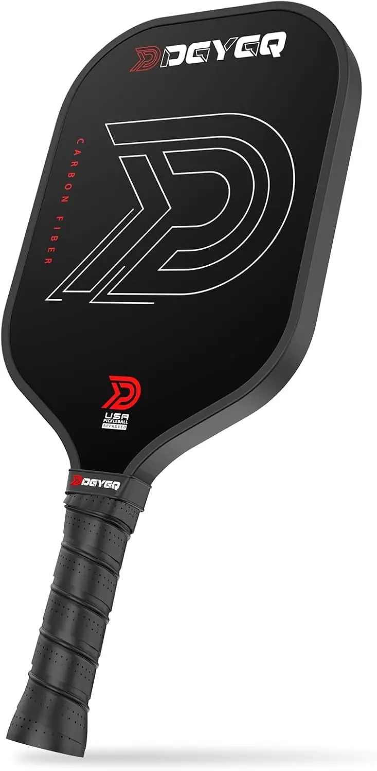 

Pickleball Paddles Carbon Fiber, T700SC Power Pickleball Paddle with Polypropylene Honeycomb Core, Increased Power for Ultimate