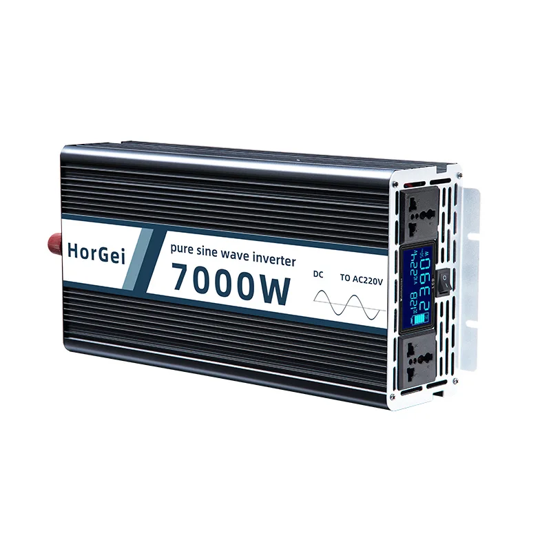 HorGei Pure Sine Wave Off-Grid DC AC Converter 12V 24V 48V 60V 4KW 5KW 6KW 10KW Car Power Inverters For Motor Industrial