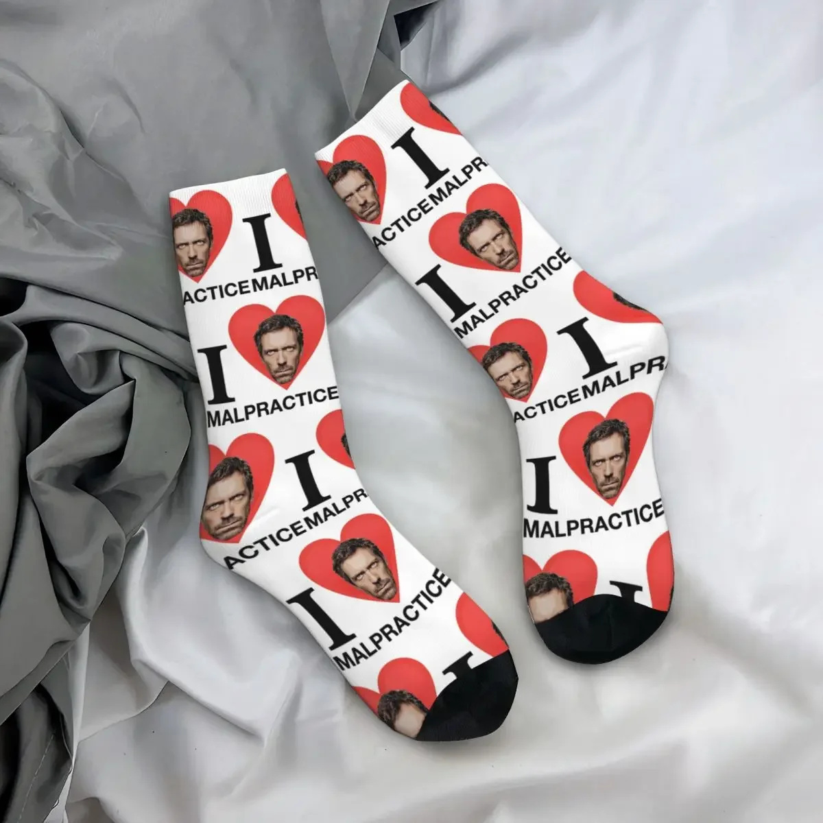 

Носки All Seasons Crew Stockings House MD Malpractice Enthusiast Merch, модные длинные носки для мужчин и женщин, подарки на День святого Валентина