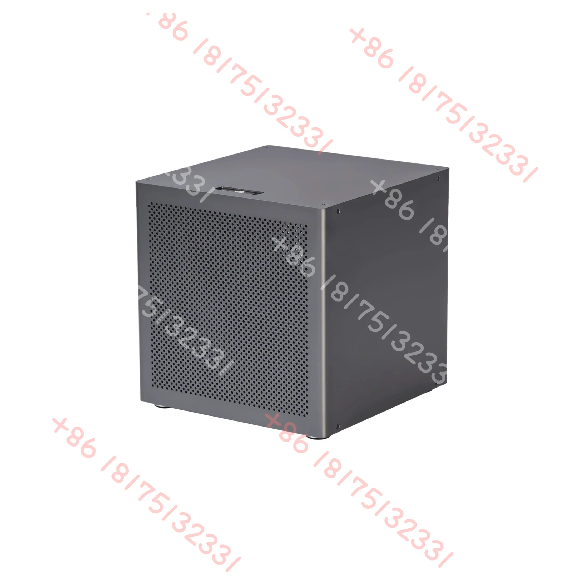 

6-дисковый корпус NAS Auriga, анод 2 мм, алюминий, основная плата MATX, источник питания ATX Flying Bull Black Synology UNRAID