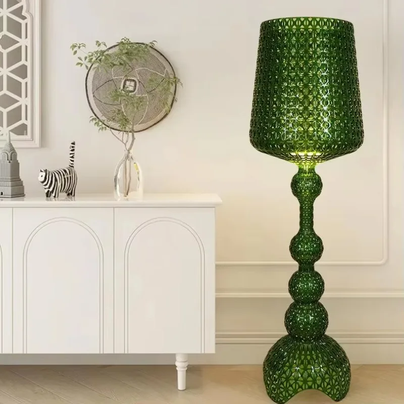 Modern architectural LED floor lamp - Universal column-style lamp | Residential minimalist cylindrical design