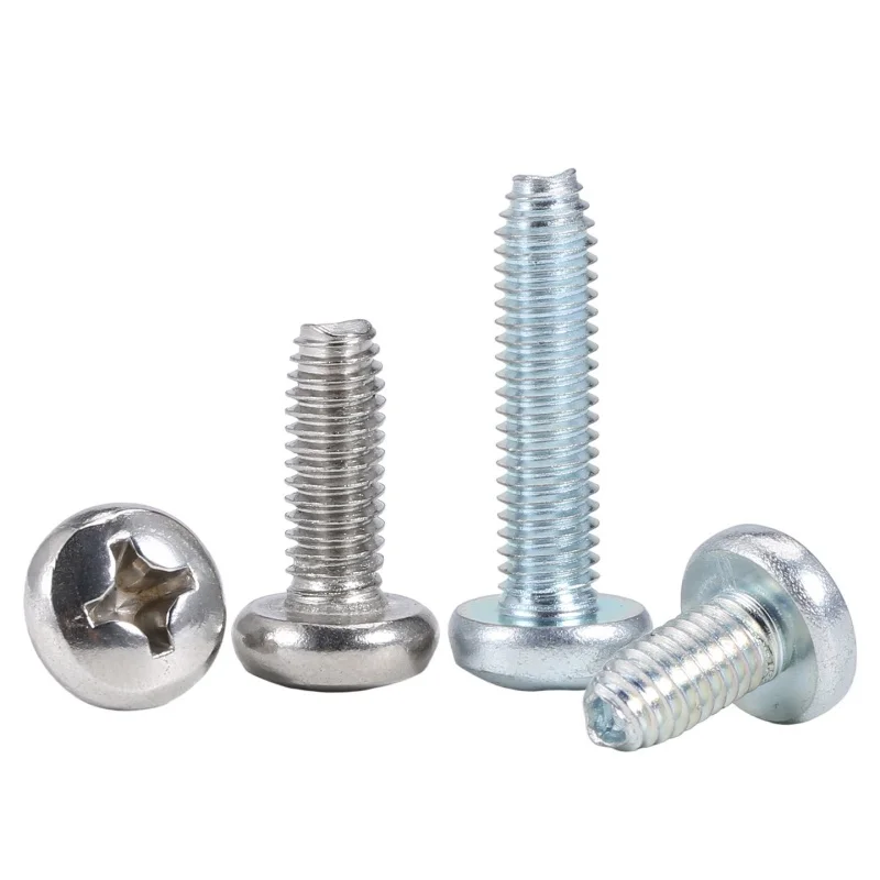 Phillips Pan Head Trilobular Thread Screw M3 M4 M5 M6 Tri-Lobular Thread Screws 304/410 Stainless Steel/Carbon Steel