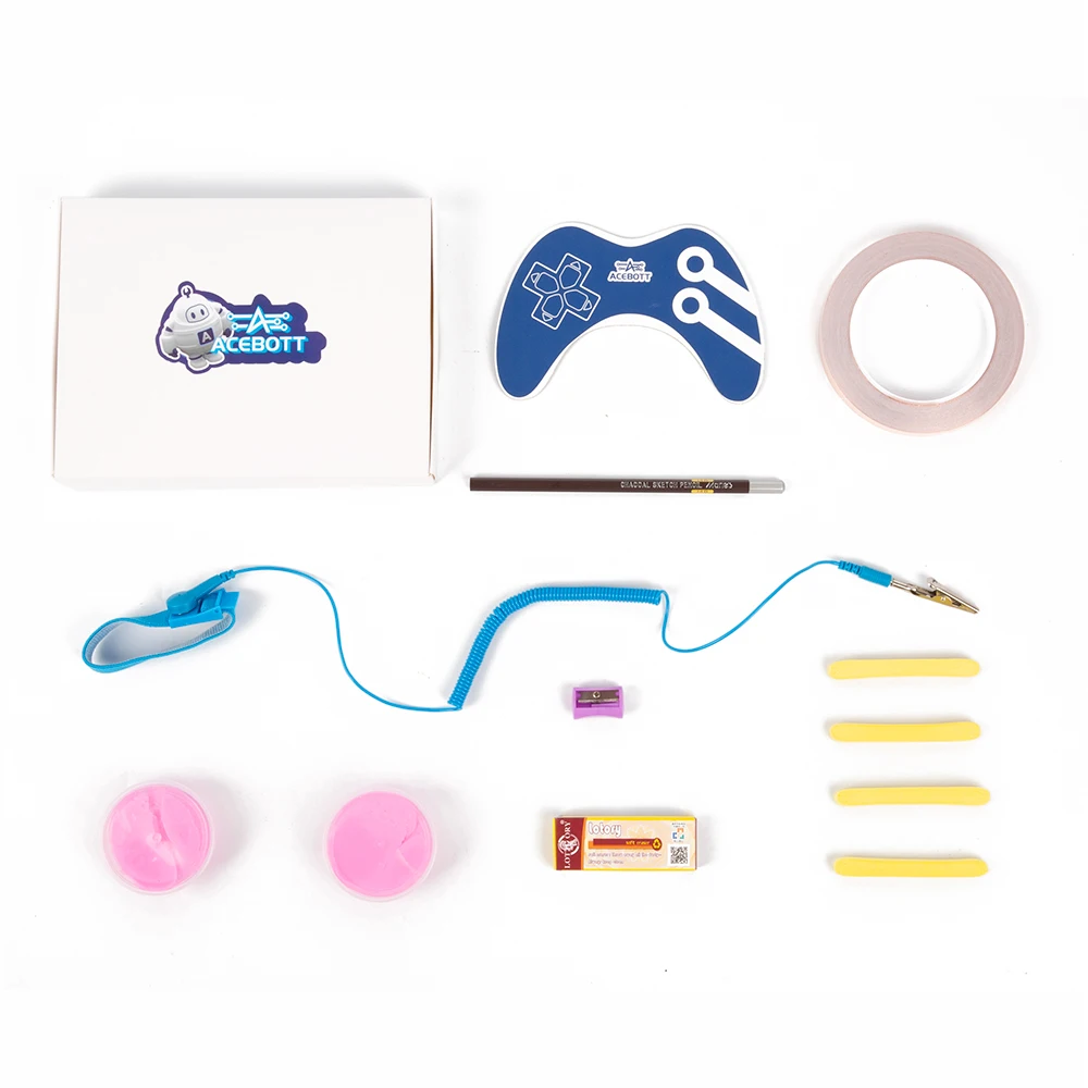 ACEBOTT Starter Kit Learning DIY Kit for Makey Makey Extension Package