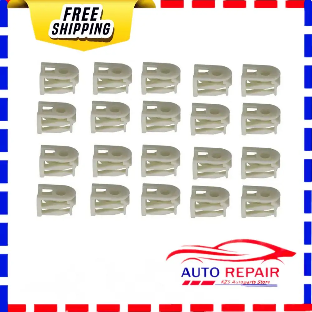 

20pcs 07147311312 Insulation Panel Clamp Fastener Clips For BMW Front Fender Liner C-Clip