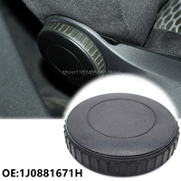 1J0881671H for VW Volkswagen Passat Golf Bora Jetta MK5 Beetle EOS Caddy Polo Touran Black Car Front Seat Adjustment Adjust Knob