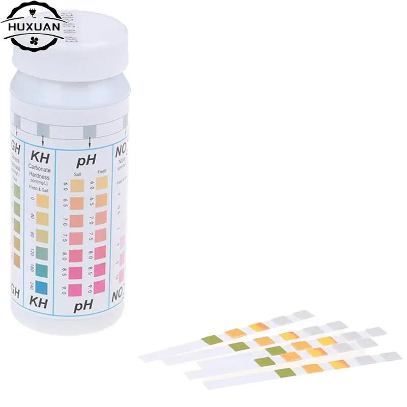 

50 Strips 5 in 1 Swimming Pool Spa Water Test Strips Nitrate Nitrite PH Hardness