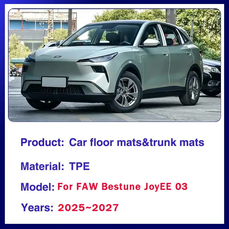 Car Floor Mats For FAW Bestune JoyEE 03 Yueyi 2025 2026 2027 Waterproof Pad Foot Left Hand Driver Interior Part Auto Accessories