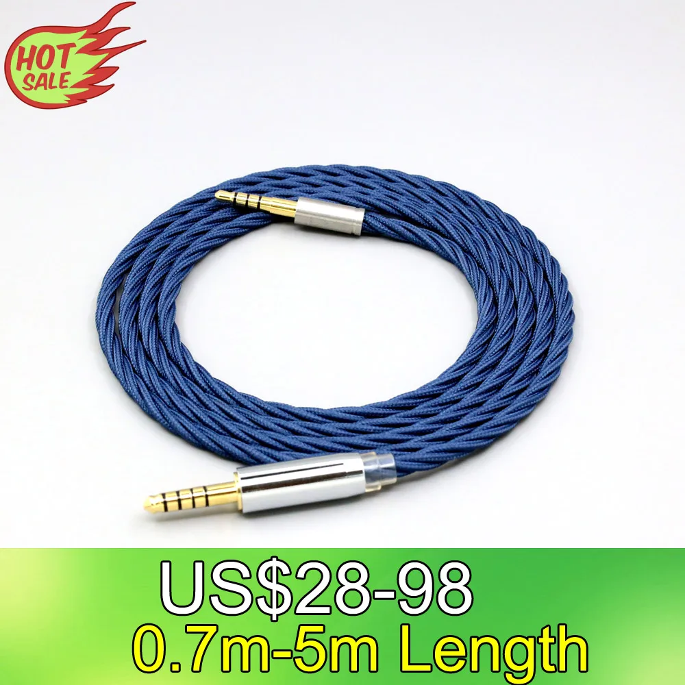 

99% Pure Silver OCC Graphene Alloy Full Sleeved Earphone Cable For Marshall monitor MAJOR II/III MID Bluetooth LN008586