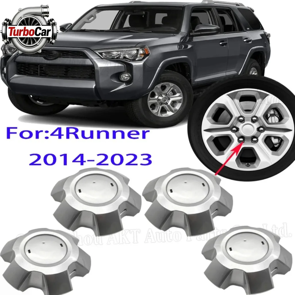 

4PCS Wheel Center Caps For Toyota 4RUNNER 17Inch R17 2014-2022 OEM Wheel Cover 4260B-35070