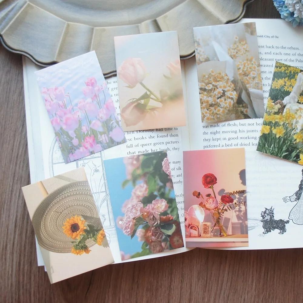 Multi-use 27pcs Picking Flowers By The River Mini Card As Scrapbooking Party Invitation Cards Message Cards