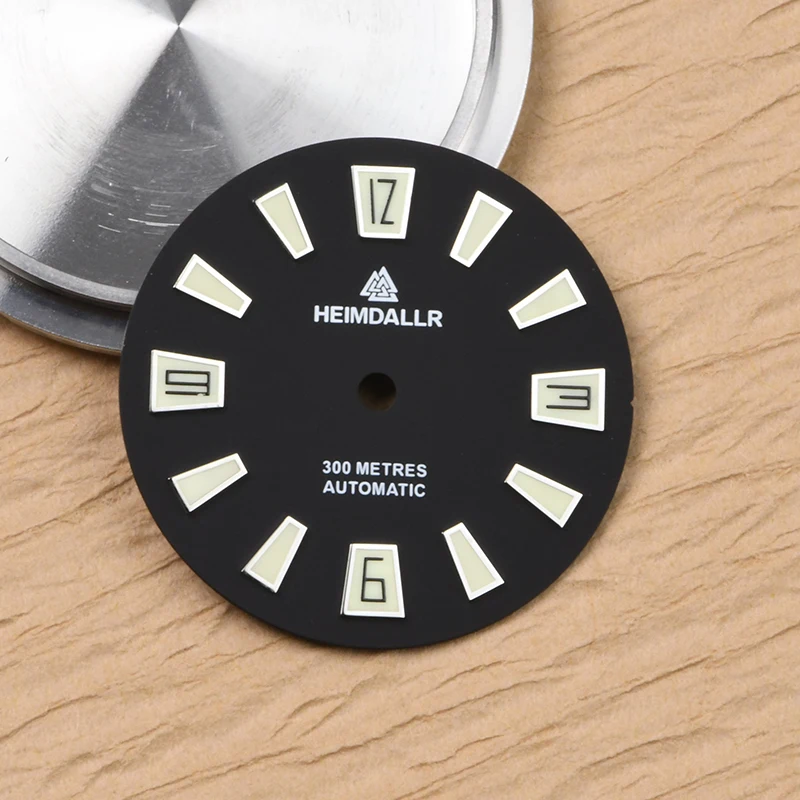 

HEIMDALLR SKX007009 6105 6309 dial 3.0 O'clock watch dial 28.5mm Super Luminous for NH35A movement watch dials fit Seiko mod