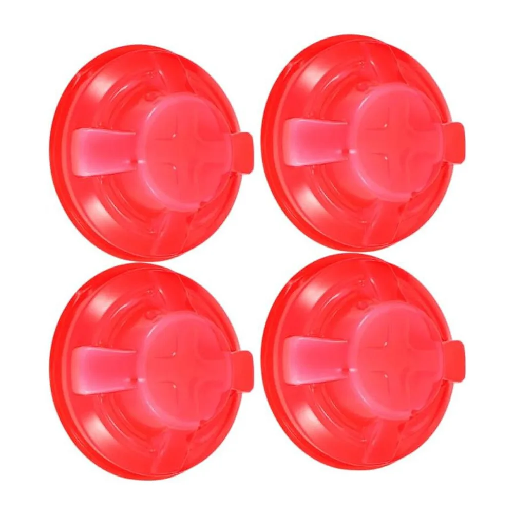 4Pcs Red Plastic Dust Guards Covers For Smoke Sensor Fire Alarm Detector Office Home Safety Shielding Prevention Tools