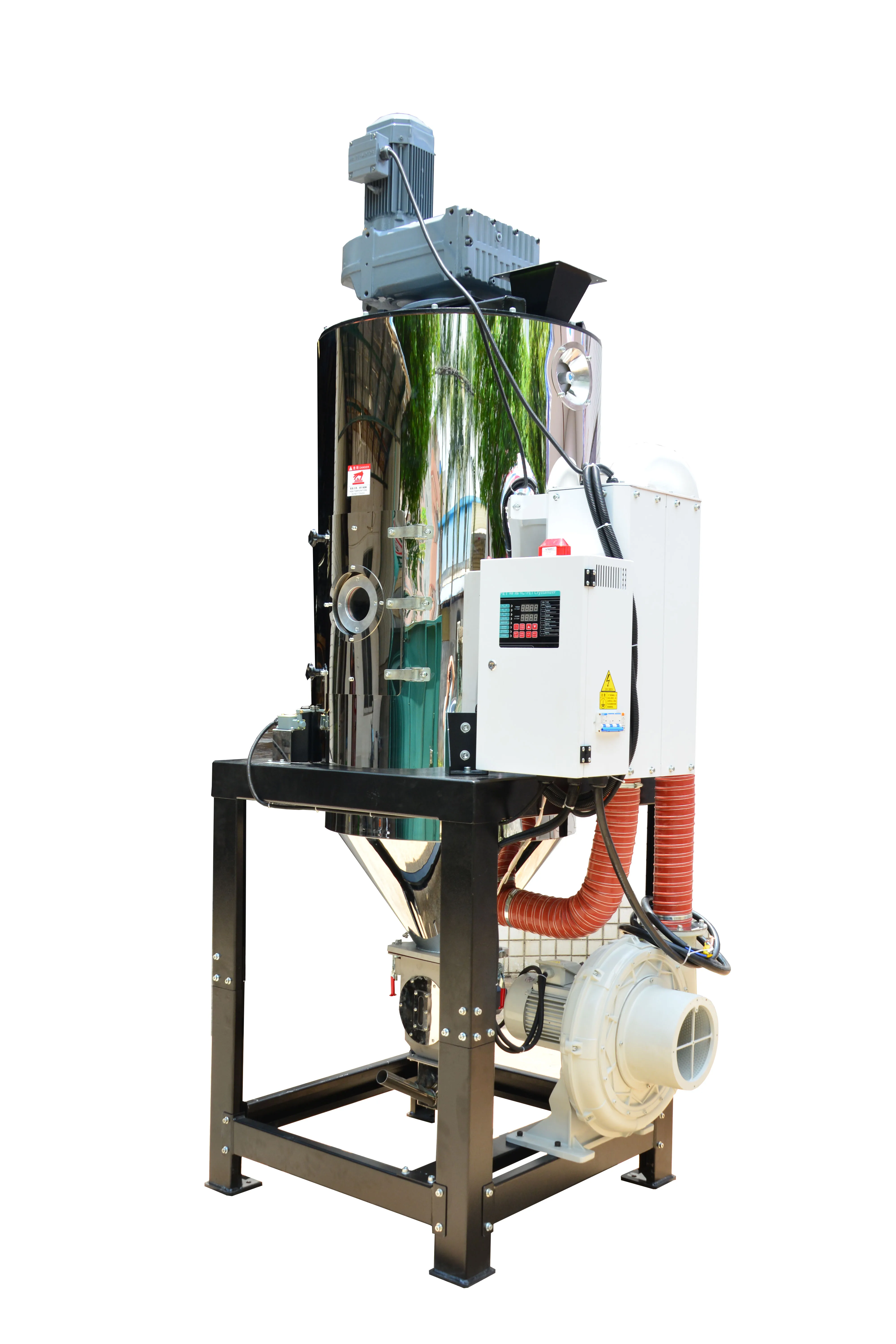 Gainwal 100kg/160U Asciugatrice per cristalizzazione in plastica per animali domestici Cristallizzatore per animali domestici in plastica industriale Attrezzatura per asciugatrice per deumidificazione