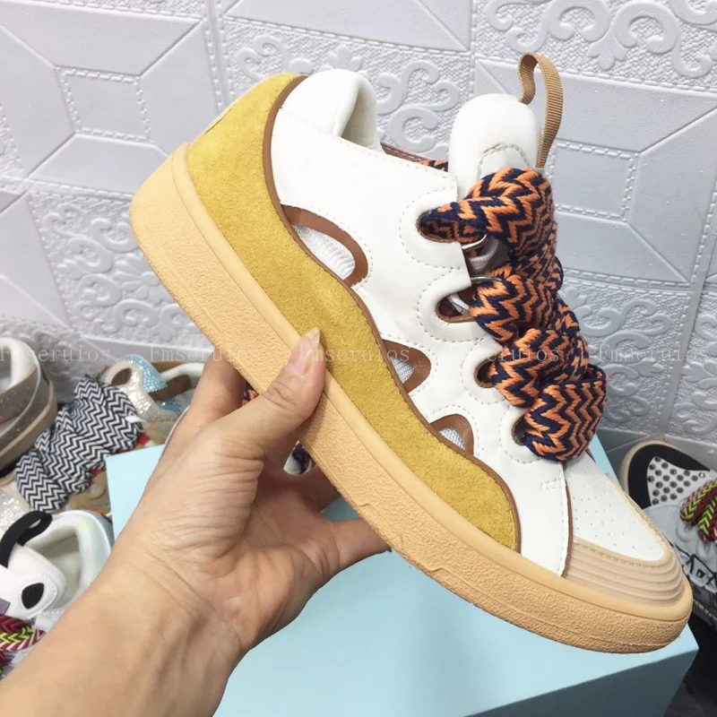 Fashion Men Women Casual Shoes Street Style Sneakers Patchwork Lace Up Flats Leopard Graffiti Pattern Splash Ink Sport Shoes