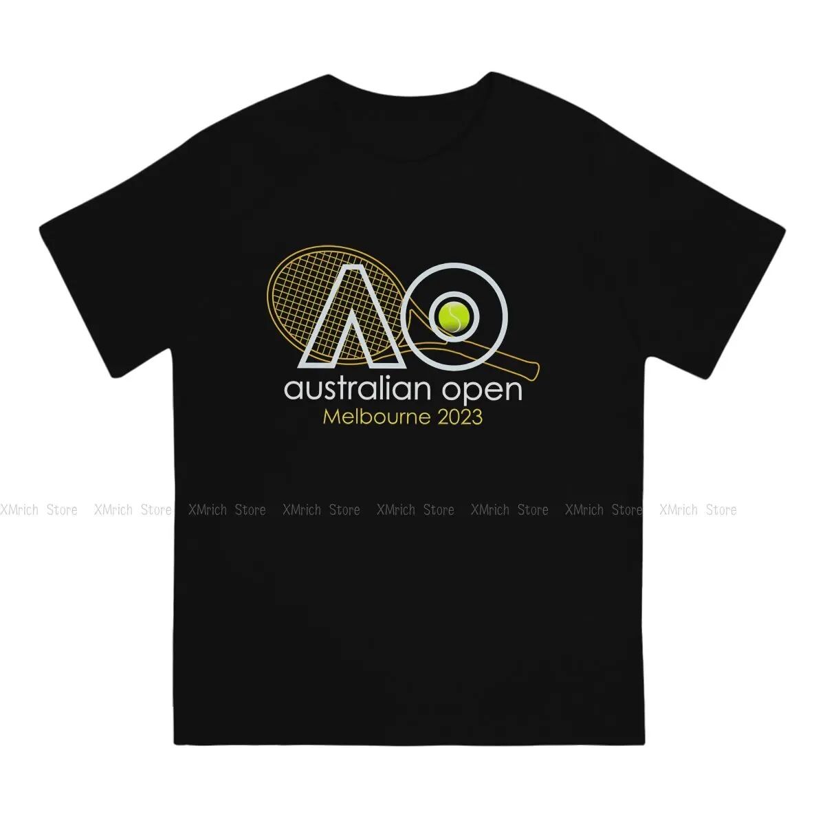 Australian Open Newest TShirt for Men Melbourne 2023 Round Neck Pure Cotton T Shirt Personalize Birthday Gifts Tops