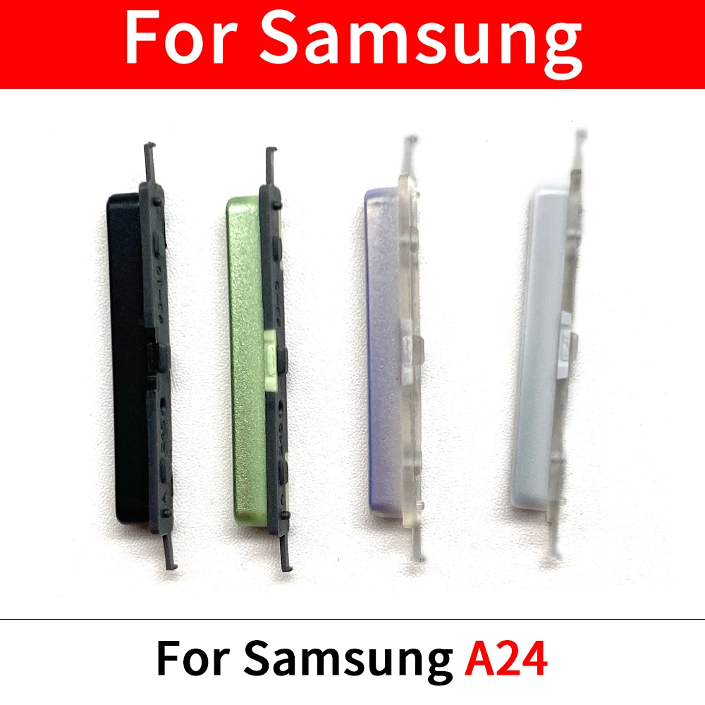 100Pcs, Volume Power Button Side Key For Samsung A14 A24 A34 A54 4G 5G Replacement Part Mobile phone accessories