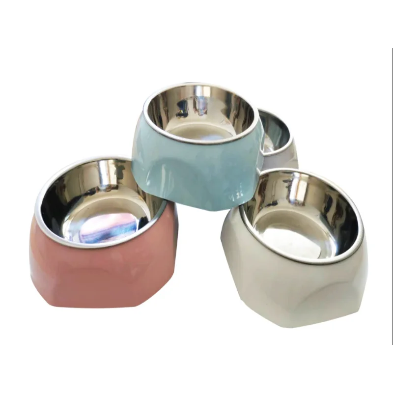 Dog Bowl Pet Stainless Steel Non-Slip Drinking Water Feeding Cat Bowl Pet Bowl Pet Supplies Pet Accessories Dog Bowl