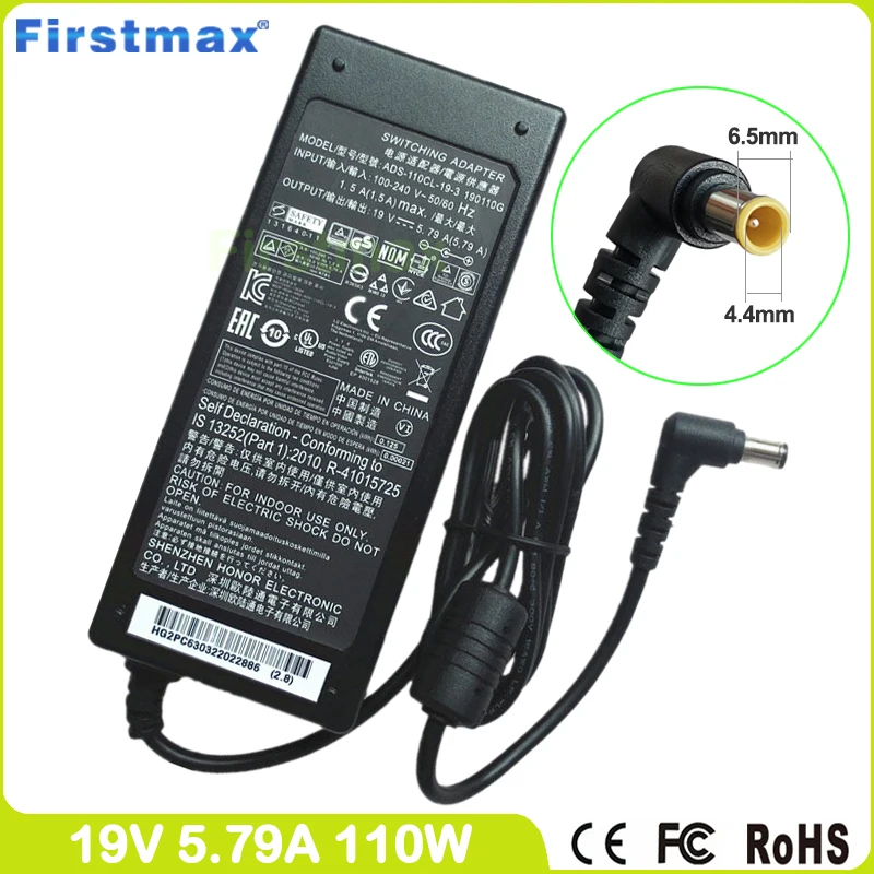 Imagem -04 - Adaptador ac para lg 22v270 22v280 23v545 24v360 24v550 24v570 27v745 27v750 29v950 V220 V320 V720 Aio Fonte de Alimentação 110w 19v 5.79a