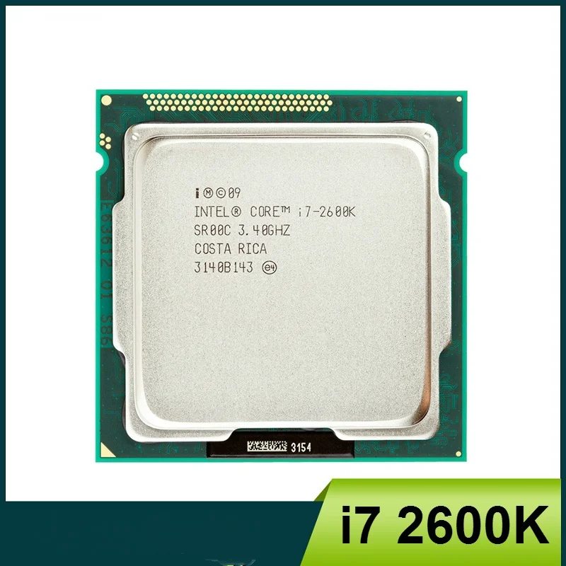 Core  i7-2600K i7 2600K 3.4GHz SR00C Quad-Core 8M 95W LGA 1155 CPU Processor