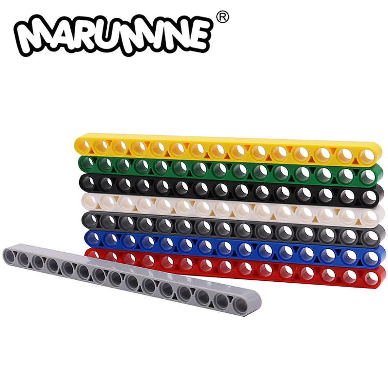 Marumine 30PCS 32278 Mechanical Building Block Parts Model Set Car Tank 15 Thick Connecting Rod Accessories DIY Creative Toys