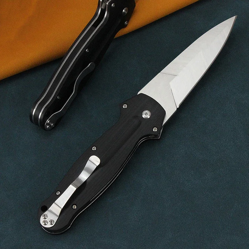 Couteau de Poche Pliant pour Camping en Plein Air, Manche G10, Pêche, html, Sécurité, Défense, Opaque, Outil EDC