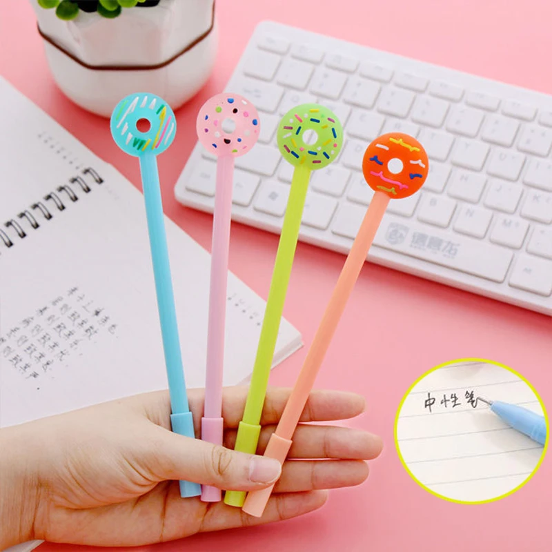 Stylo gel de dessin animé pour enfants, cadeau pour l'école, cadeau pour les invités, bonbons, fête d'anniversaire, cadeau pour étudiants, 4 pièces, 8 pièces, 12 pièces