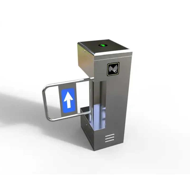 Automatic Swipe Card Access Control for Door Entry Pass System Swing Barrier Gate with qr Code Reader Speed Gate Access Control