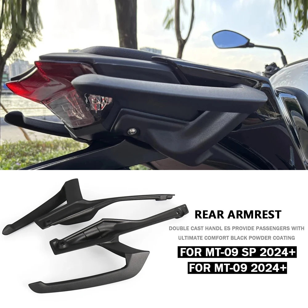 

Motorcycle Accessories Rear Armrest For YAMAHA MT09 MT 09 SP 2024 2025 2026 Rear Grab Bars Seat Pillion Passenger Rail Handle