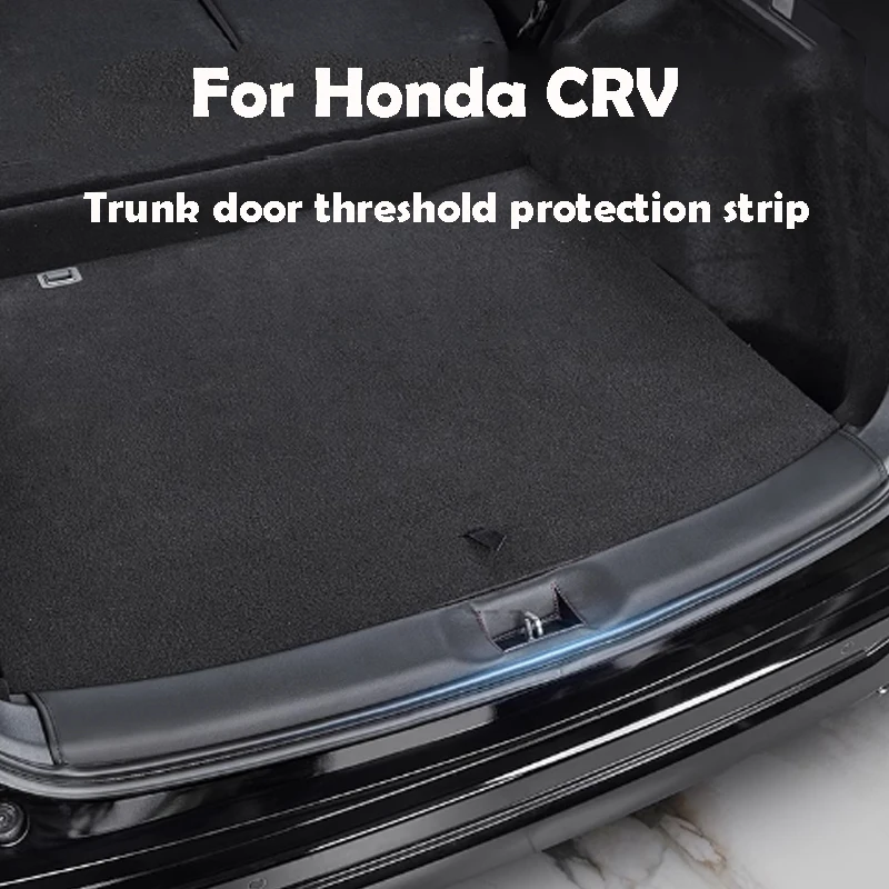 

Для Honda CRV 2023-2025 защитная полоса порога двери багажника кожаный материал автомобильные аксессуары