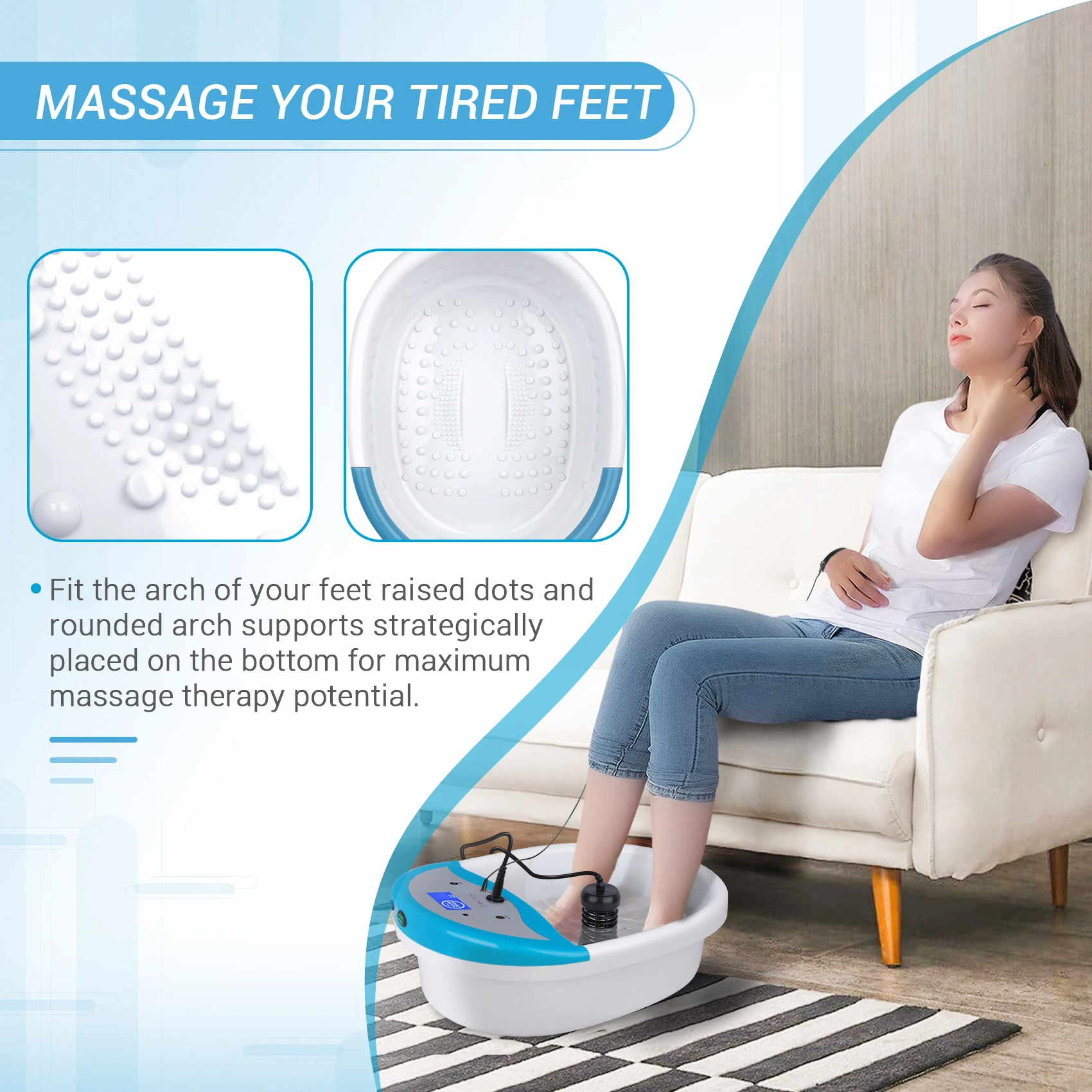 人気のスパデトックスイオンフットバスマシン、デトックスフットスパマシン、世界中の人々のためのフットデトックス